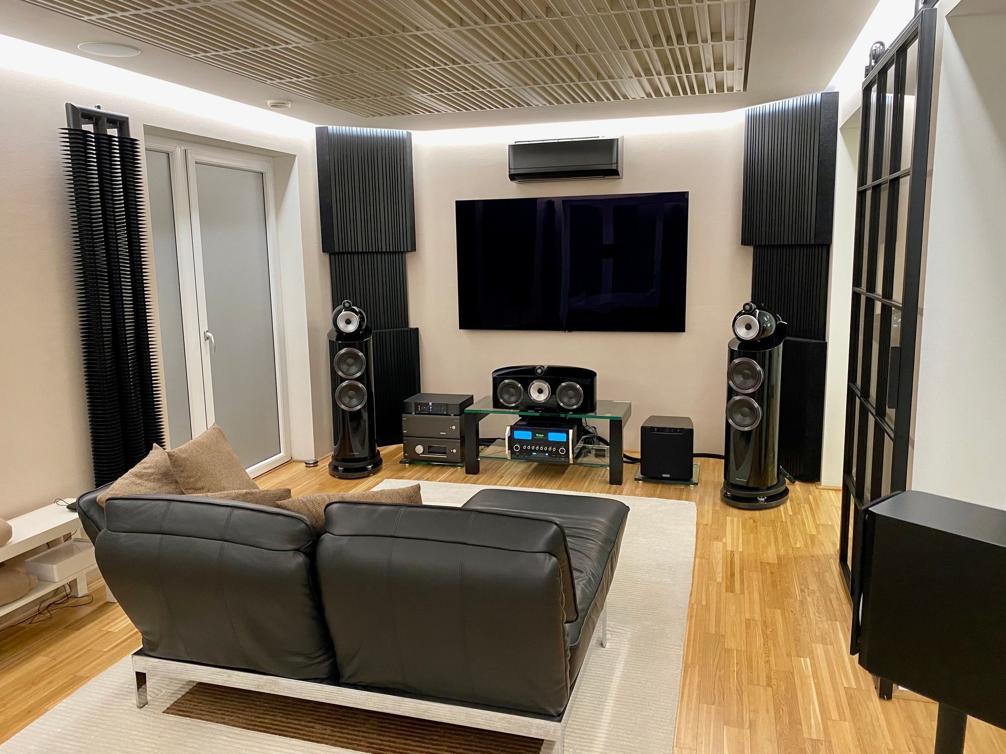 Luxury listening room
